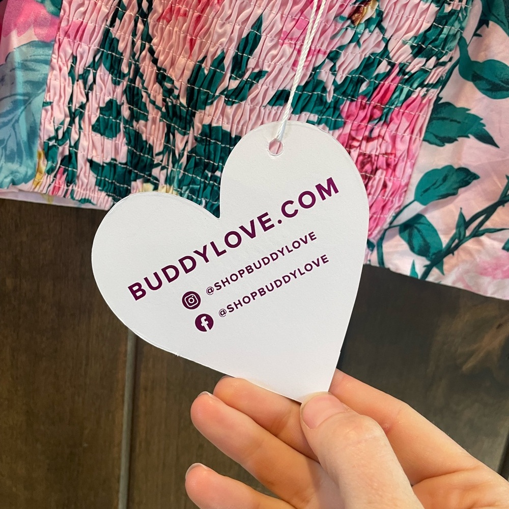 Floral Ruffle Crop Top - Picture 3 of 4